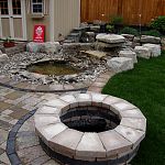 Fire Pit and Pond