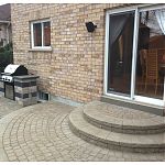 Raised patio 