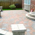 Europaver patio with Brussels Block