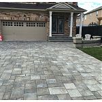 Mondrian pavers and Brussels Block walls