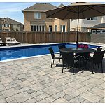 Thornbury with Ledge stone pool coping