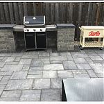 Brussels Block Barbecue enclosure