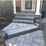 Mondrian Pavers and Stone steps