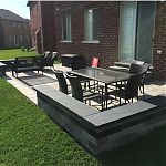 Beacon Hill Patio with Lineo Bench