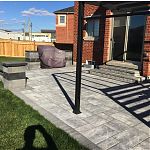 Beacon Hill Patio with Lineo Bench