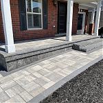 Natural stone steps