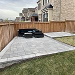 Raised patio