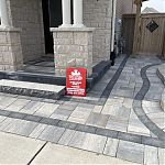 Natural stone step