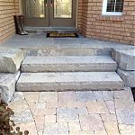 Wairton flagstone steps and porch