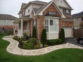 National Landscape, interlocking stone, flagstone, wood structures, and landscaping. Serving the Greater Toronto Area (GTA) for over 20 years including Acton, Bolton, Brampton, Bramalea, Burlington, Etobicoke, Georgetown, Guelph, Halton Hills, Milton, Mississauga, Nobleton, Oakville, Orangeville, Rockwood, and more. Ontario, Canada. - Walkways